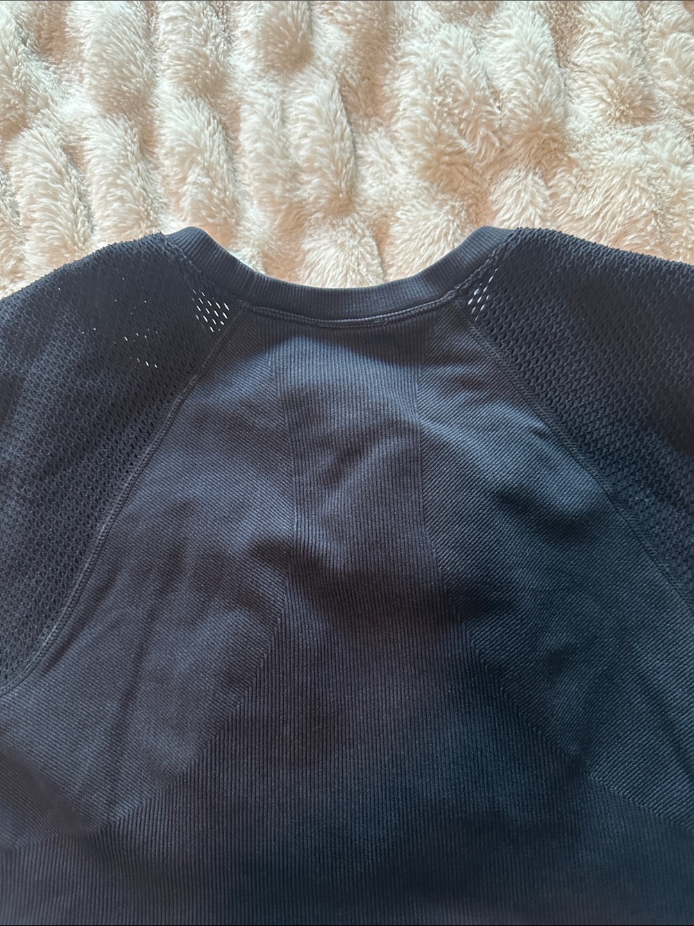 JoyLab Black Women’s' Cropped Active Tee Large - Picture 6 of 8